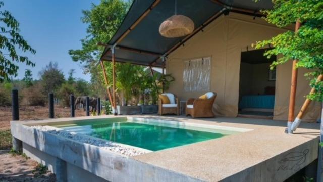 Elephant View Camp Ban Huai Thawai Exteriör bild